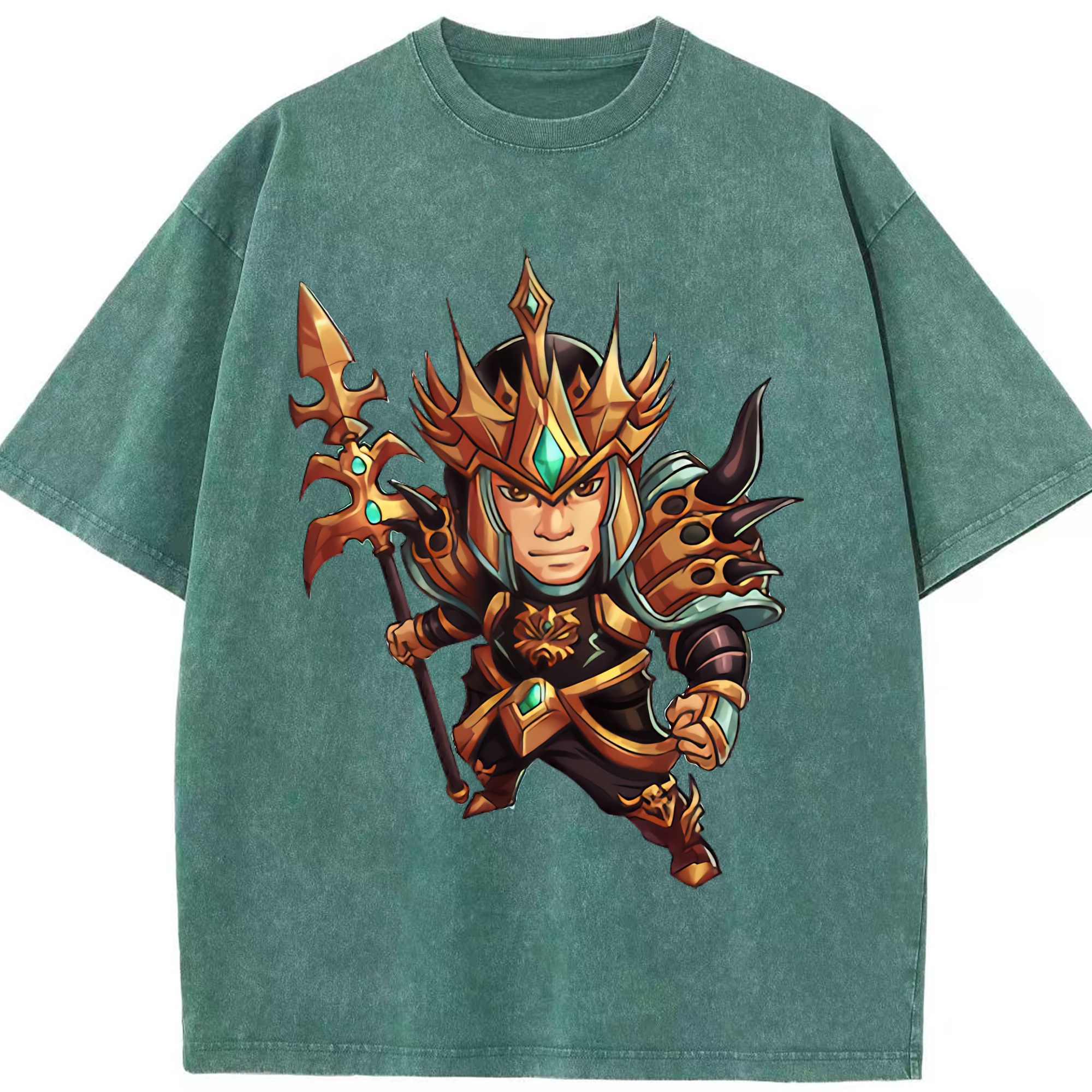 リーグ・オブ・レジェンド League of Legends LOL 綿100% ヴィンテージ風 半袖Tシャツ（フロントプリント）